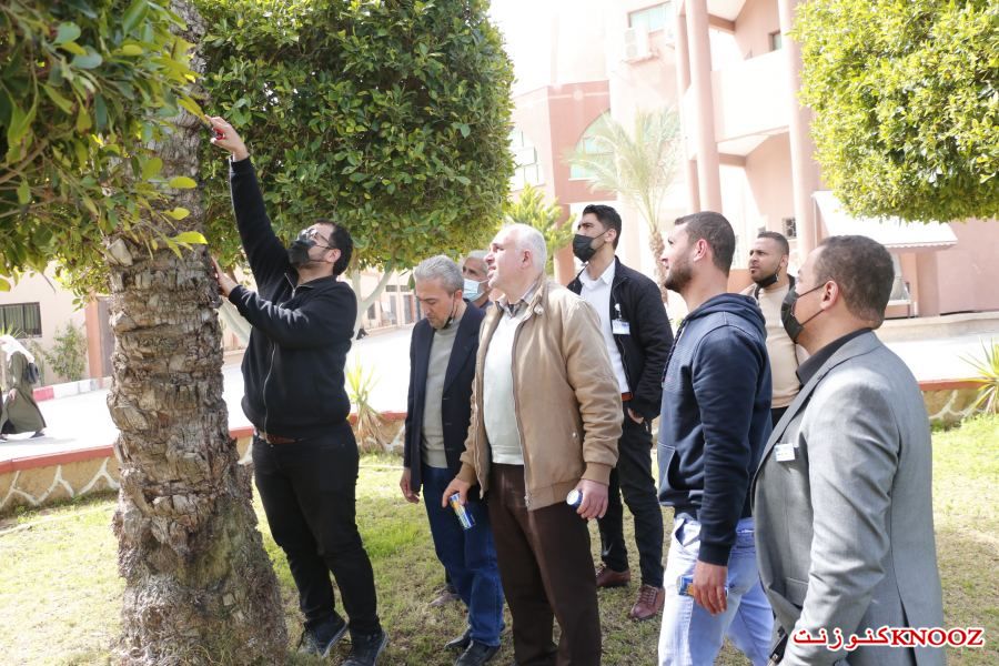 جامعة فلسطين تستقبل وفدًا من وزارة الزراعة الفلسطينية